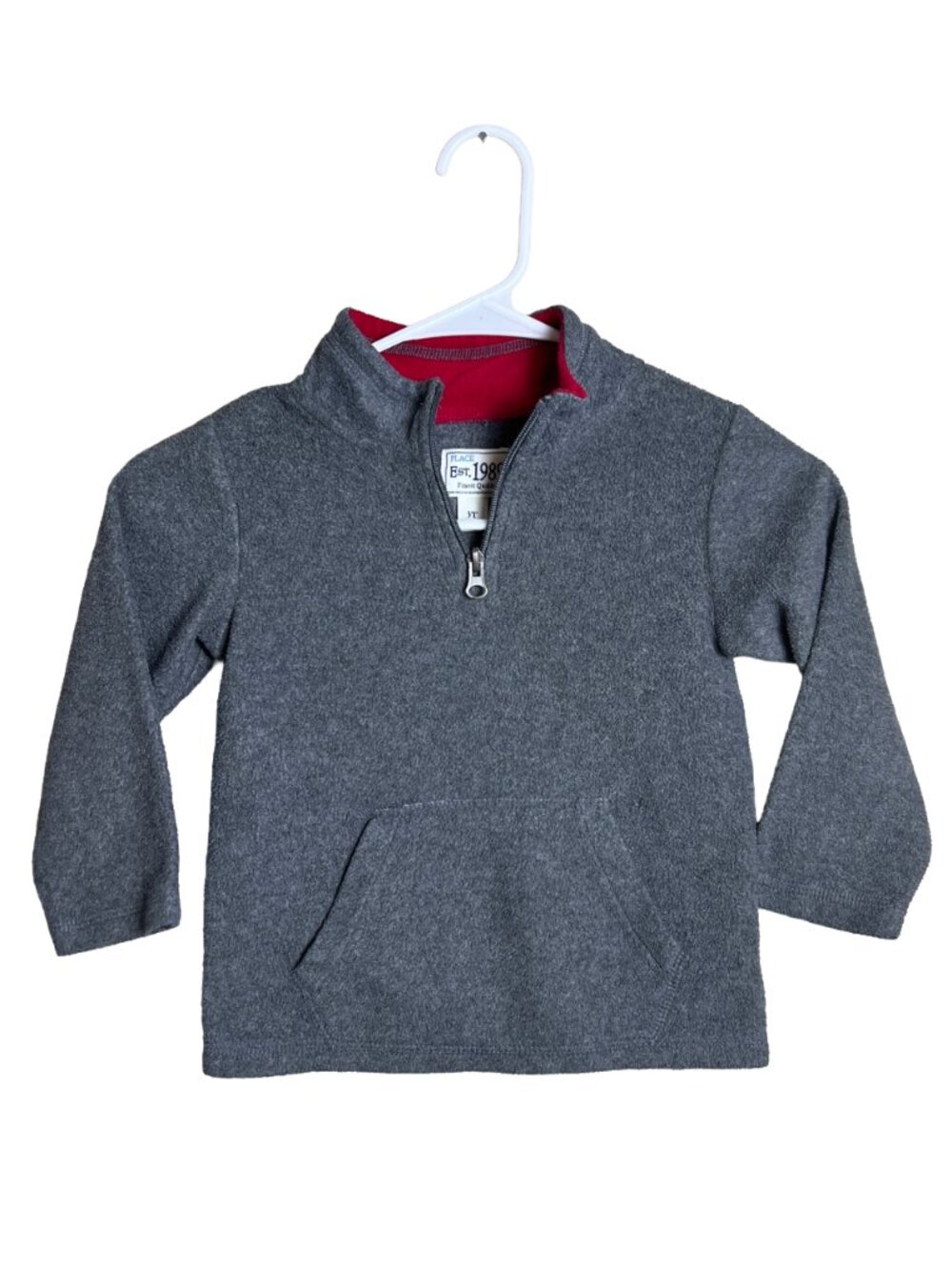 The Children’s Place Fleece Quarter Zip Grey 3T
